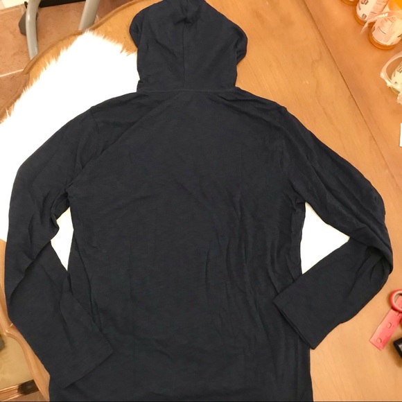 NWT Men’s Gap slub hoodie in navy blue - Picture 6 of 6